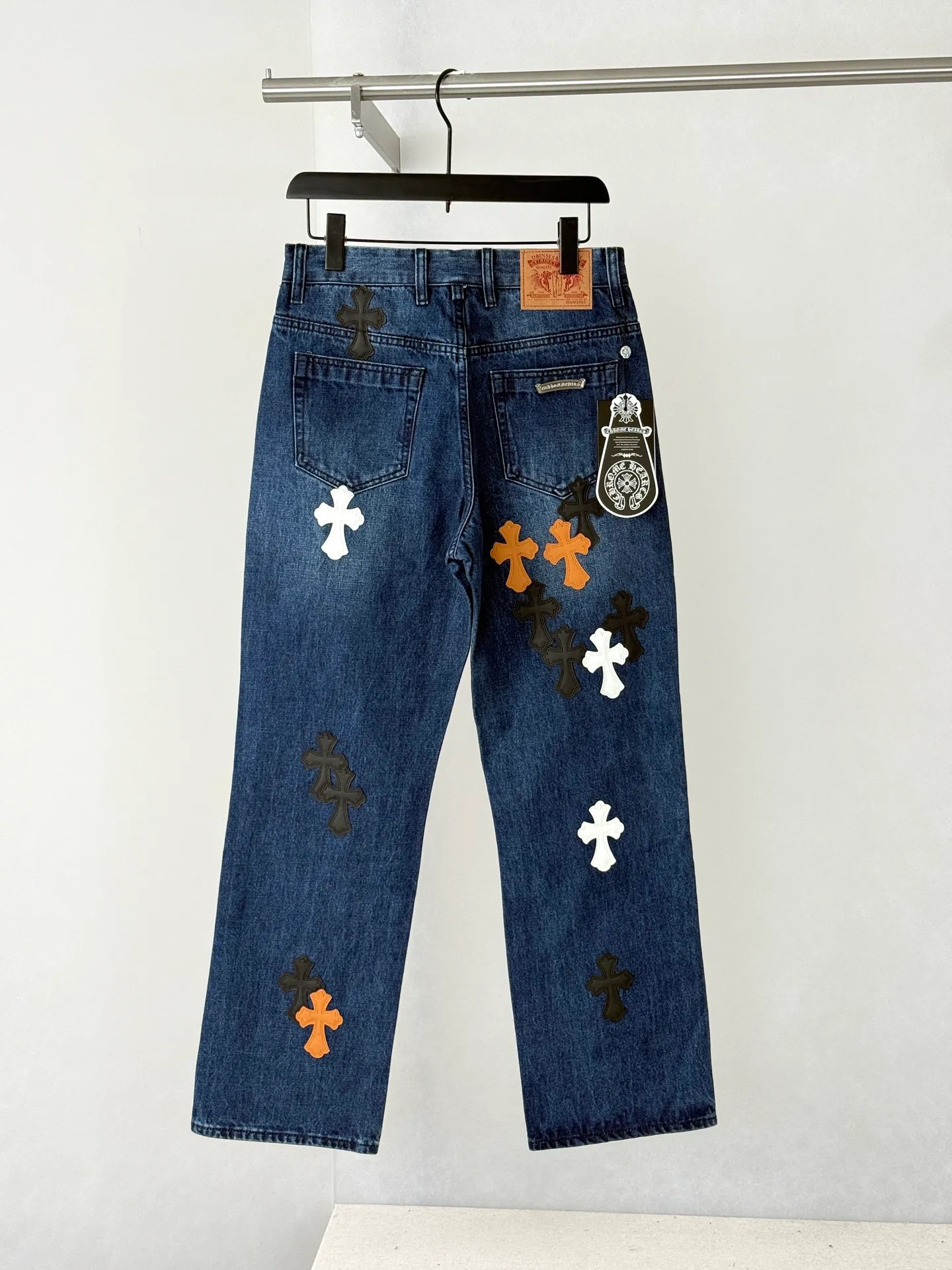 Chrome Heart Ch ， 、 、 Genuine Leather ， 、 、 、 、 ， ， ， 、 。 Size：28/30/32/34/36